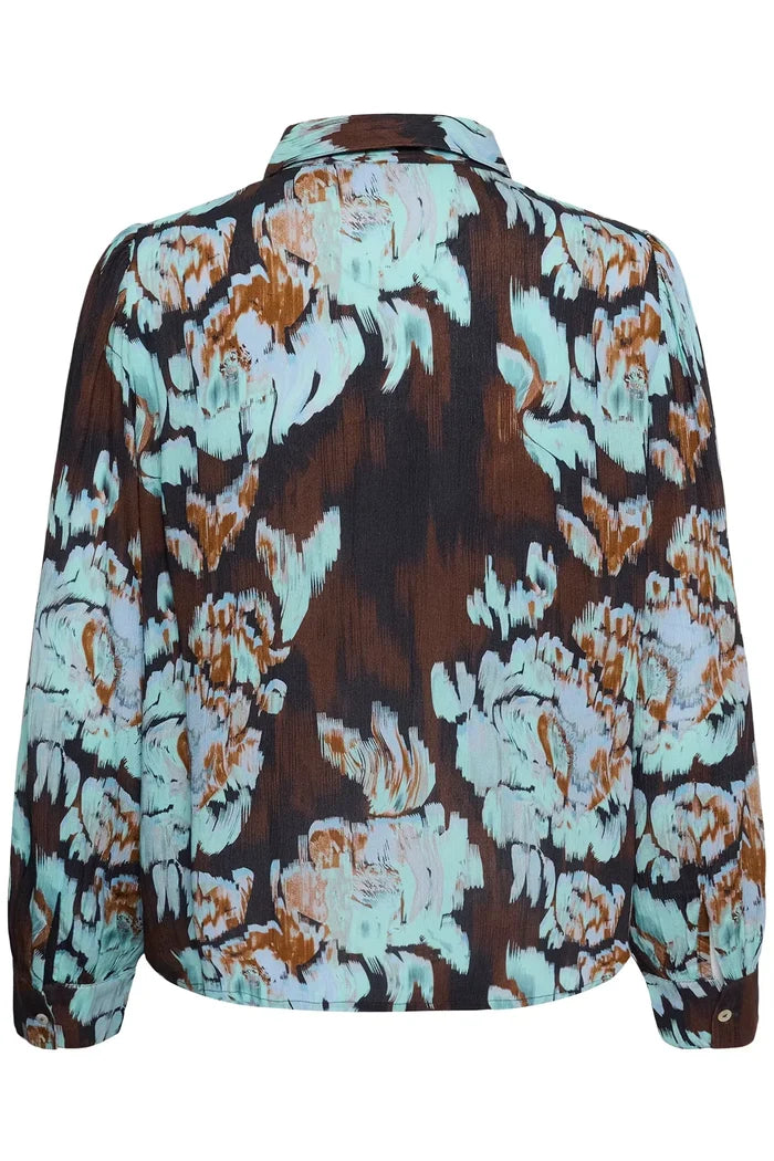 Saint Tropez Vega Shirt - Night Sky Shaded Flower