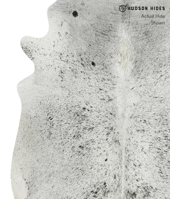 Salt and Pepper Black Cowhide Rug #31163