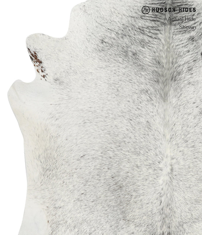 Salt and Pepper Black Cowhide Rug #30824