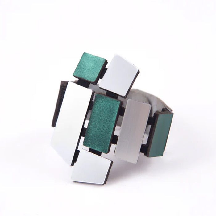 Silver & Green Piet Bracelet