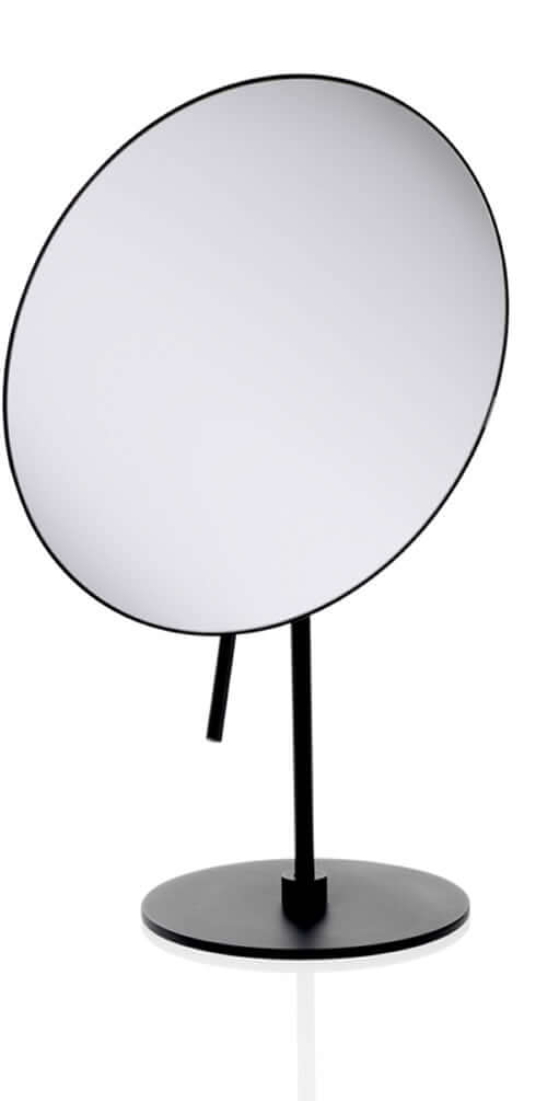 SPT 71 Free-Standing 5x Makeup Mirror in Chrome, Black, or White by Decor Walther