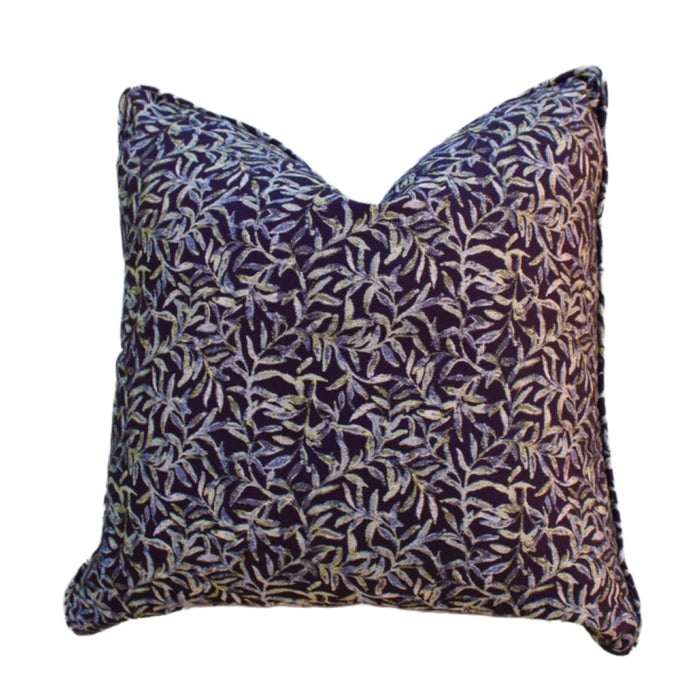 Square Dark Leaf Pillow20x20
