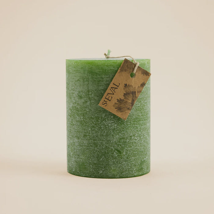St Eval Geranium Leaf Fragranced Pillar Candle - Precious Sparkle