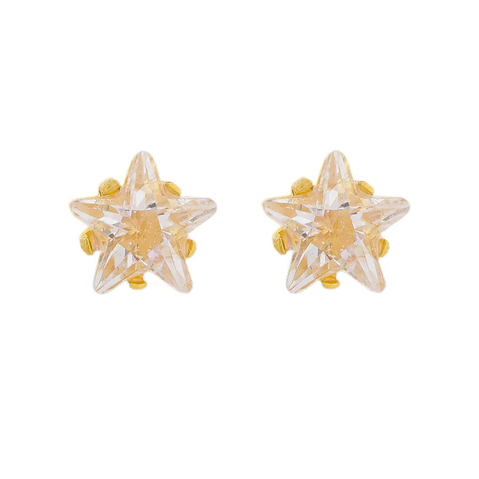 Studex 5mm Cz Star Gold Plated Studex