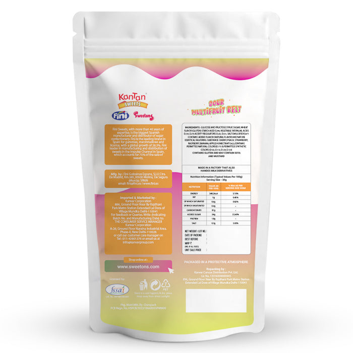 Sweetons Sour Multifruit Belt Pack of 3 (48gm Each)