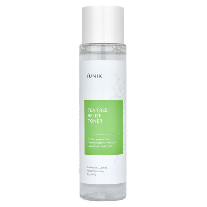 IUNIK Tea Tree Relief Toner Best Korean Beauty Skincare Curated by Nudie Glow in Australia