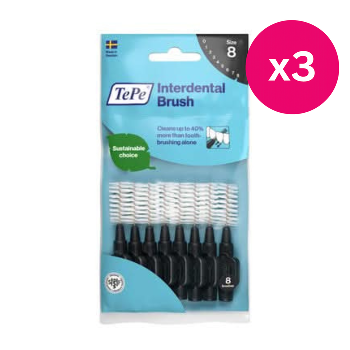 TePe Interdental Brushes Original Black Size 8 8s