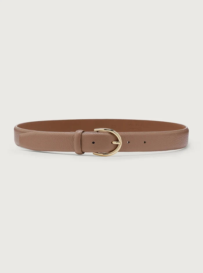 Varley Lenai Leather Belt - Praline