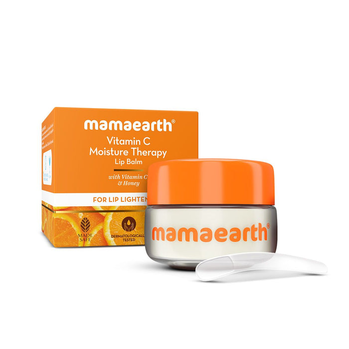 Vitamin C Moisture Therapy Lip Balm SPF 50 with Vitamin C & Honey for Lip Lightening - 15 g (Pack of 2)