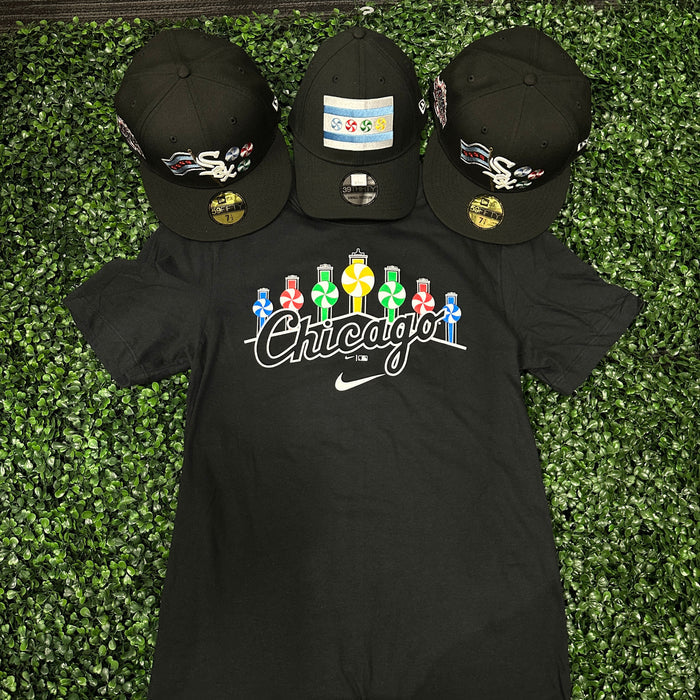 Nike White 2025 Sox Pinwheel Tee