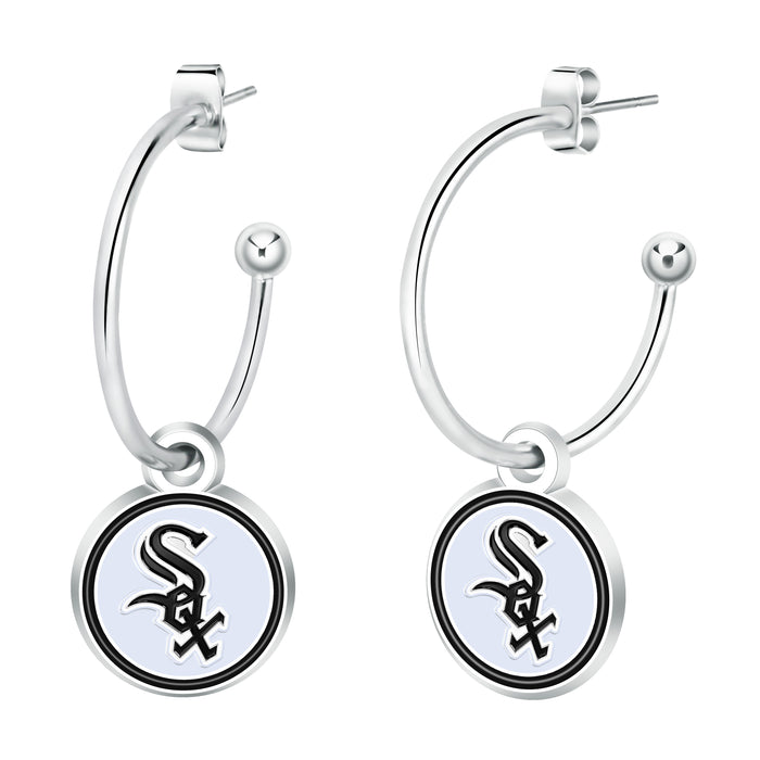 White Sox Hoop Earring