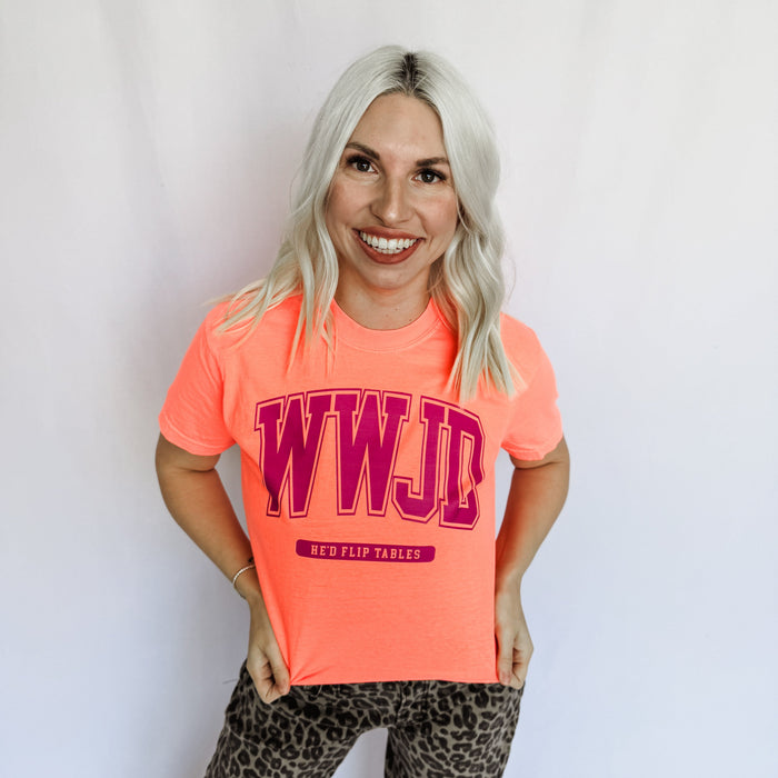 WWJD Flip Tables Graphic Tee