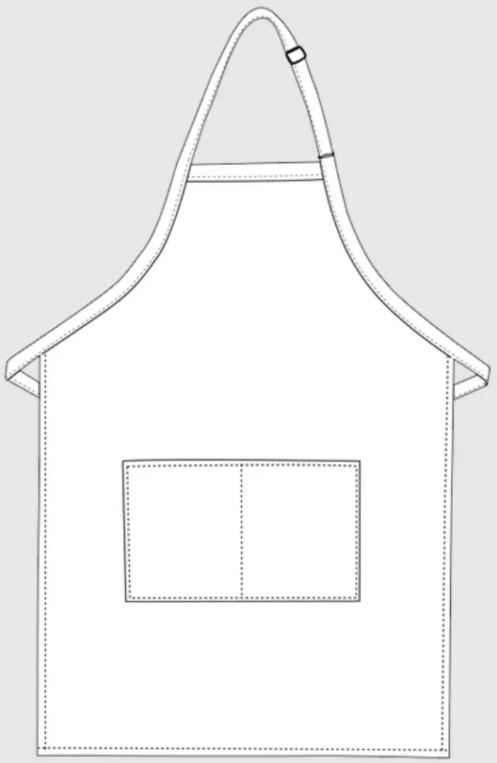 DayStar Yellow Deluxe Butcher Adjustable Apron (2 Pockets)