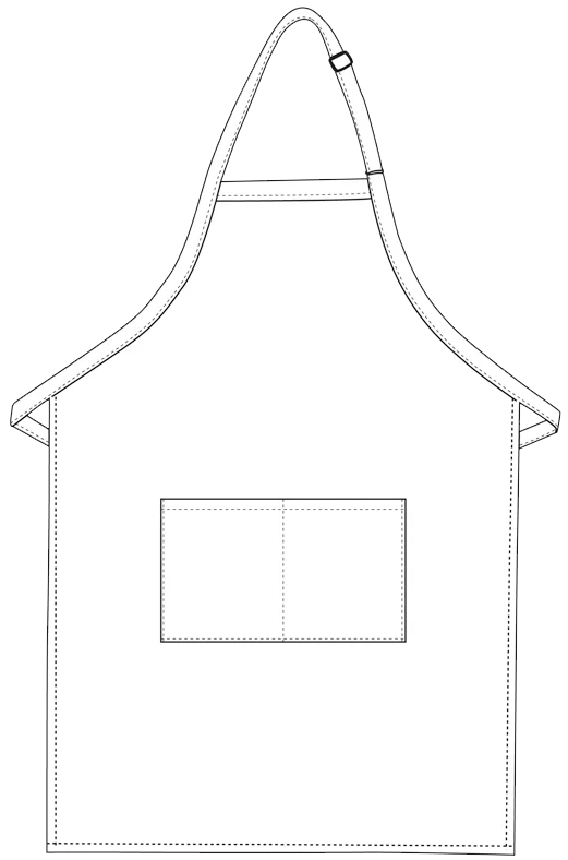 DayStar Yellow Deluxe XL Butcher Adjustable Apron (2 Pockets)