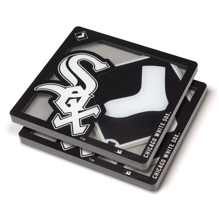 You the Fan Chicago White Sox Logo Coaster 2pc Set