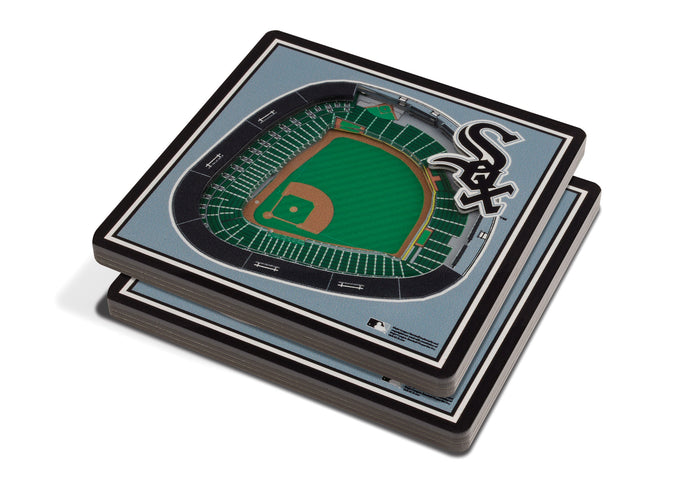 You the Fan Chicago White Sox Stadium View Coaster 2pc Set