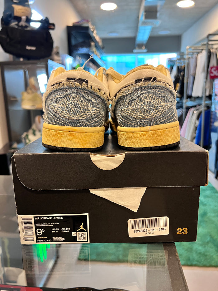 Jordan 1 Low SE WRMK Sashiko Denim (USADA)