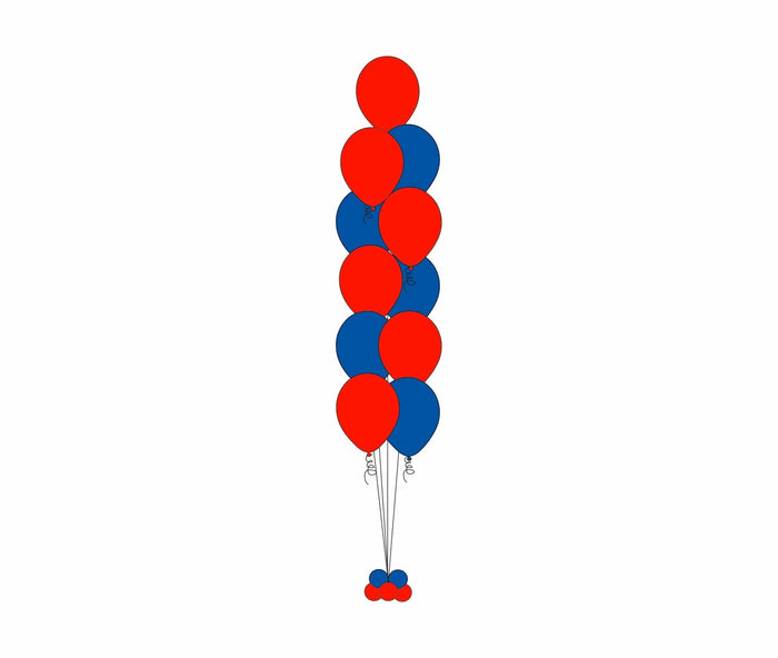 11 Balloon Bouquet *** Pick - up or Delivery only *** - USA Party Store