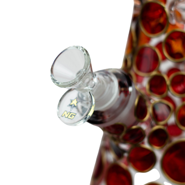 13" Color Dots Beaker Bong - INHALCO