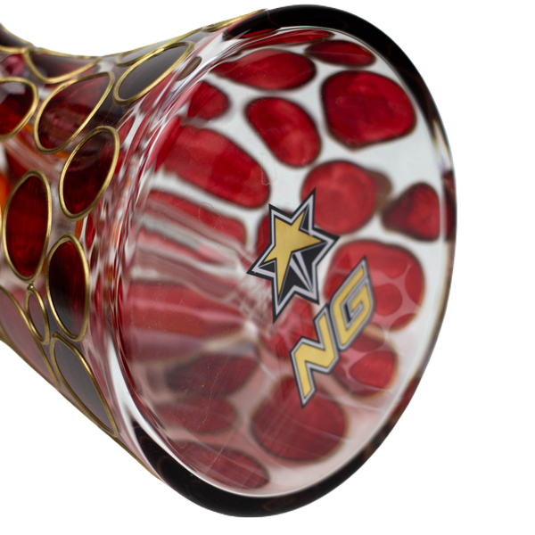 13" Color Dots Beaker Bong - INHALCO
