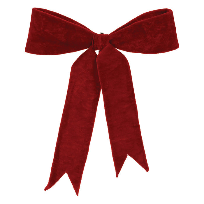 15" INCH VELVET HOLIDAY BOW