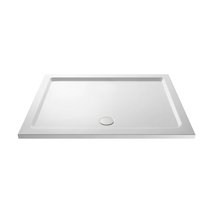 [BETR041] 1500mm x 700mm Premium Rectangular Shower Tray - White - Cutout