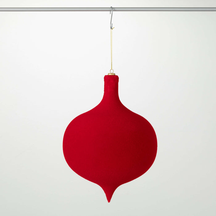 18” JUMBO FLOCKED ONION VELVET ORNAMENT