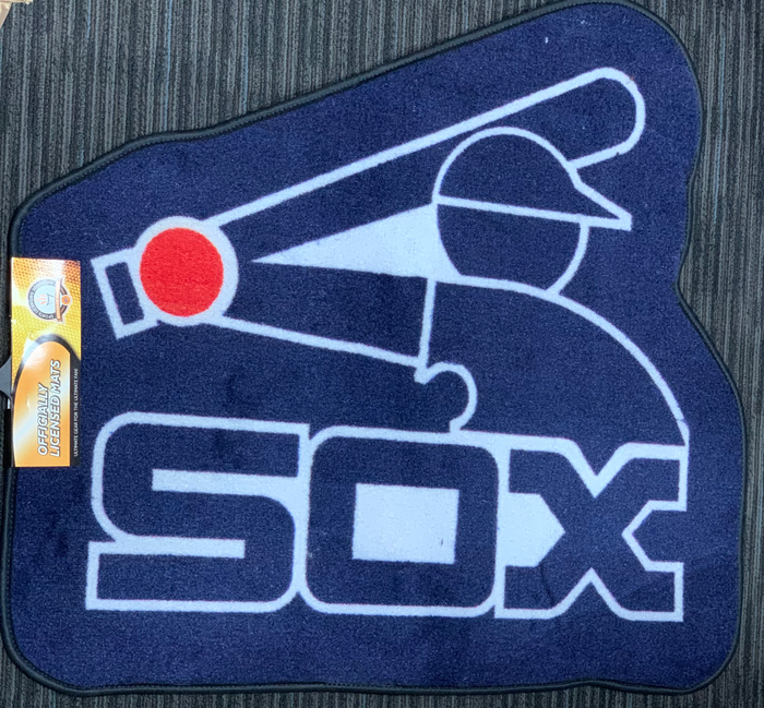 1983 Batterman White Sox Throw Rug