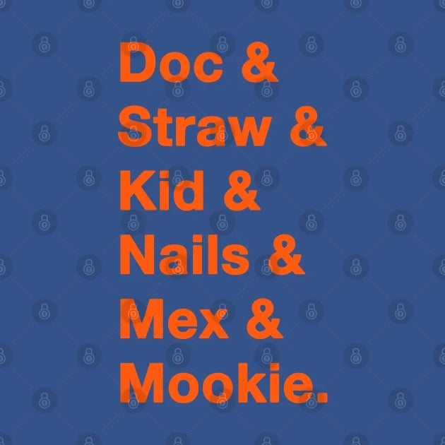 1986 Mets Names T-Shirt