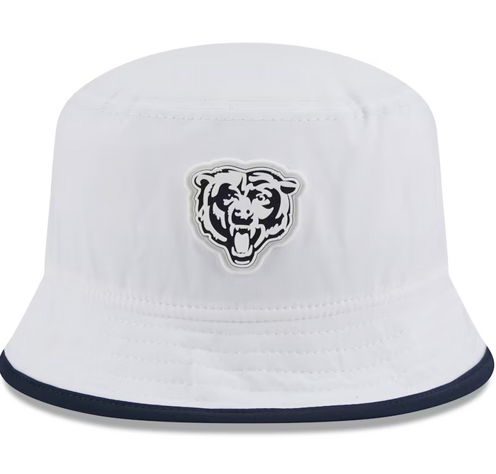 2025 White Chicago Bears NFL Training Camp Bucket Hat