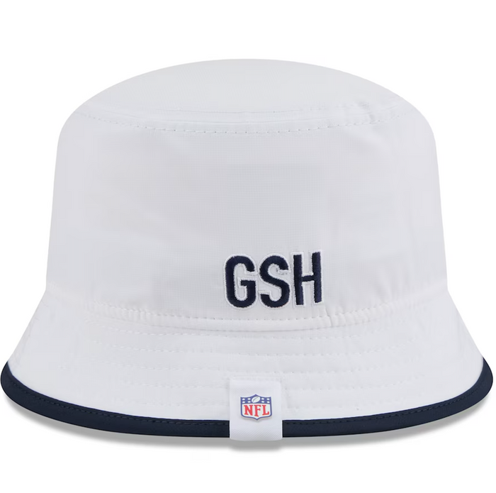 2025 White Chicago Bears NFL Training Camp Bucket Hat-1