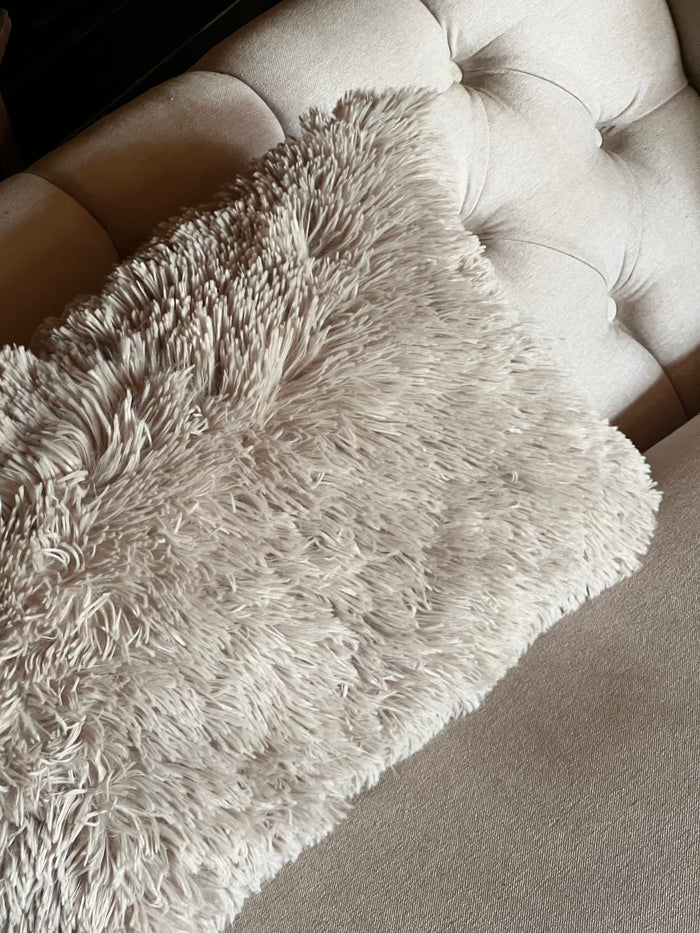 2pc Fringed Throw Pillow Set