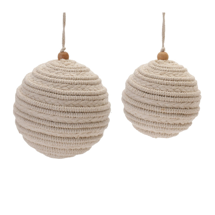 2PC SWIRL ORNAMENT SET