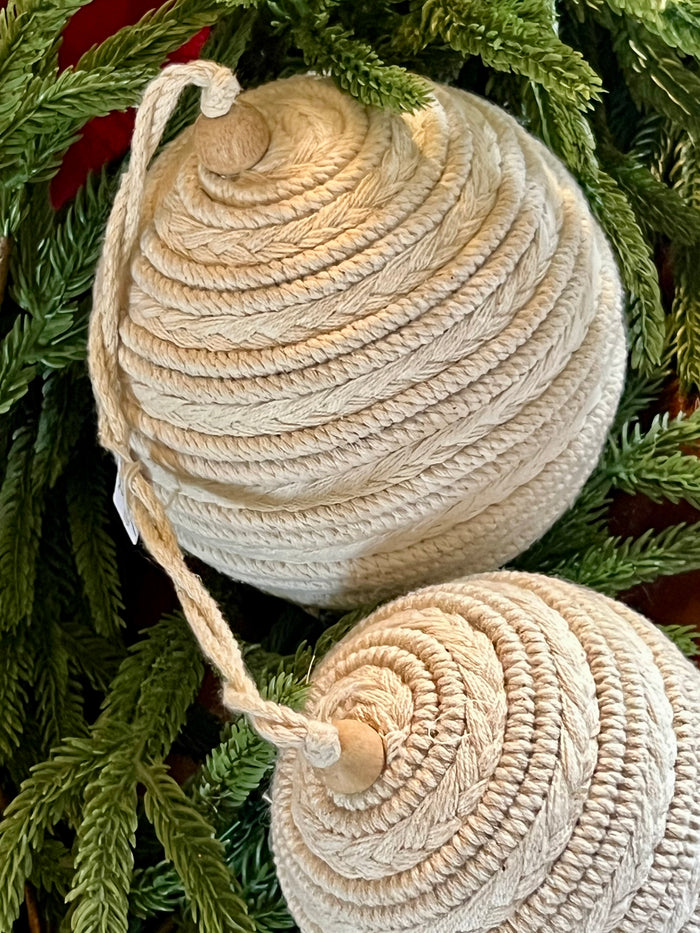 2PC SWIRL ORNAMENT SET