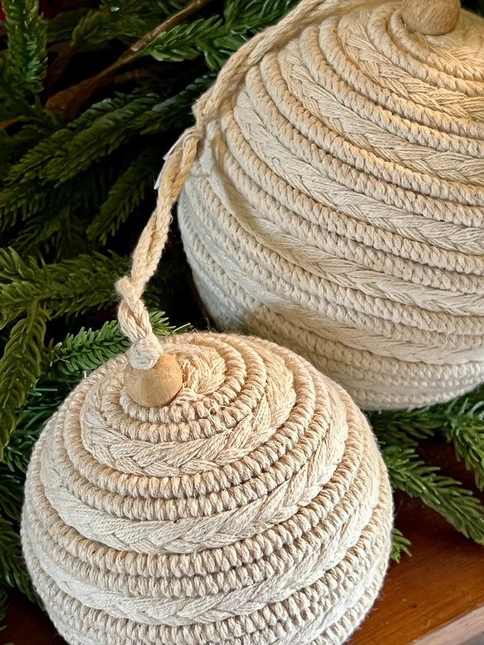 2PC SWIRL ORNAMENT SET