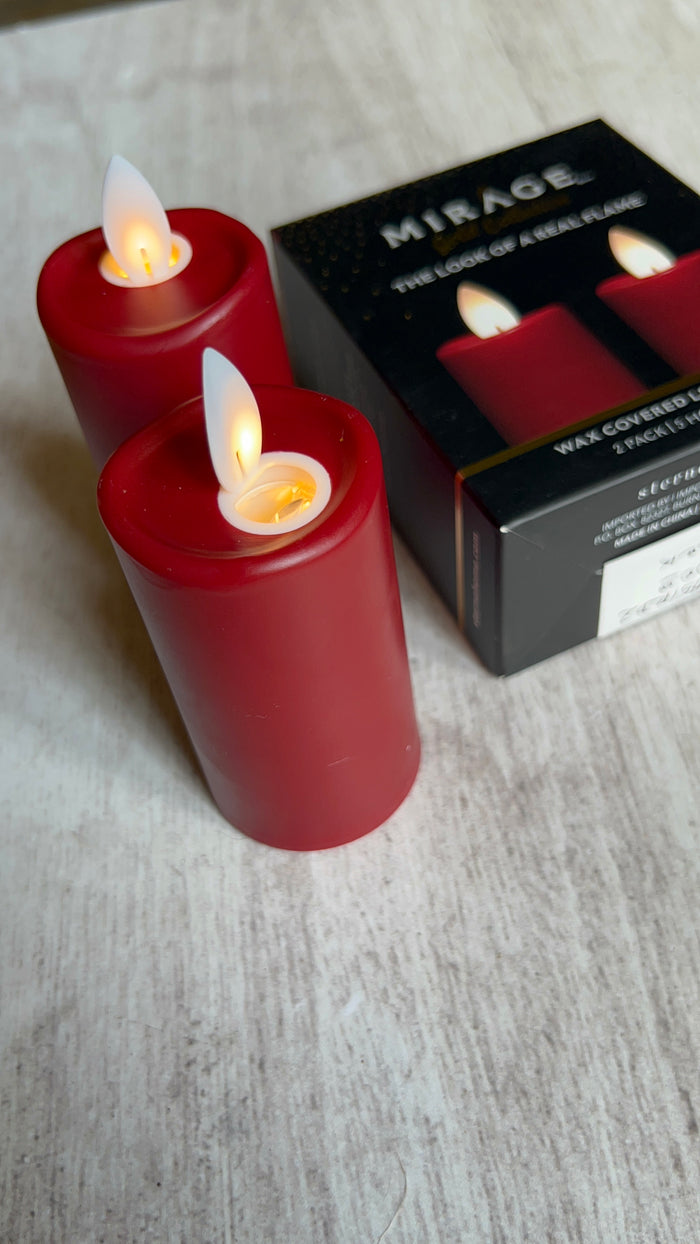 3" INCH / 2PC LED SLIM VOTIVE SET