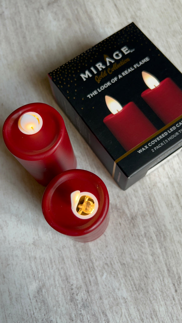 3" INCH / 2PC LED SLIM VOTIVE SET