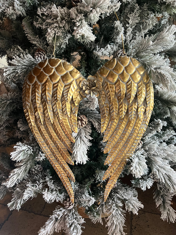 30.5” INCH GOLD ANGEL WINGS