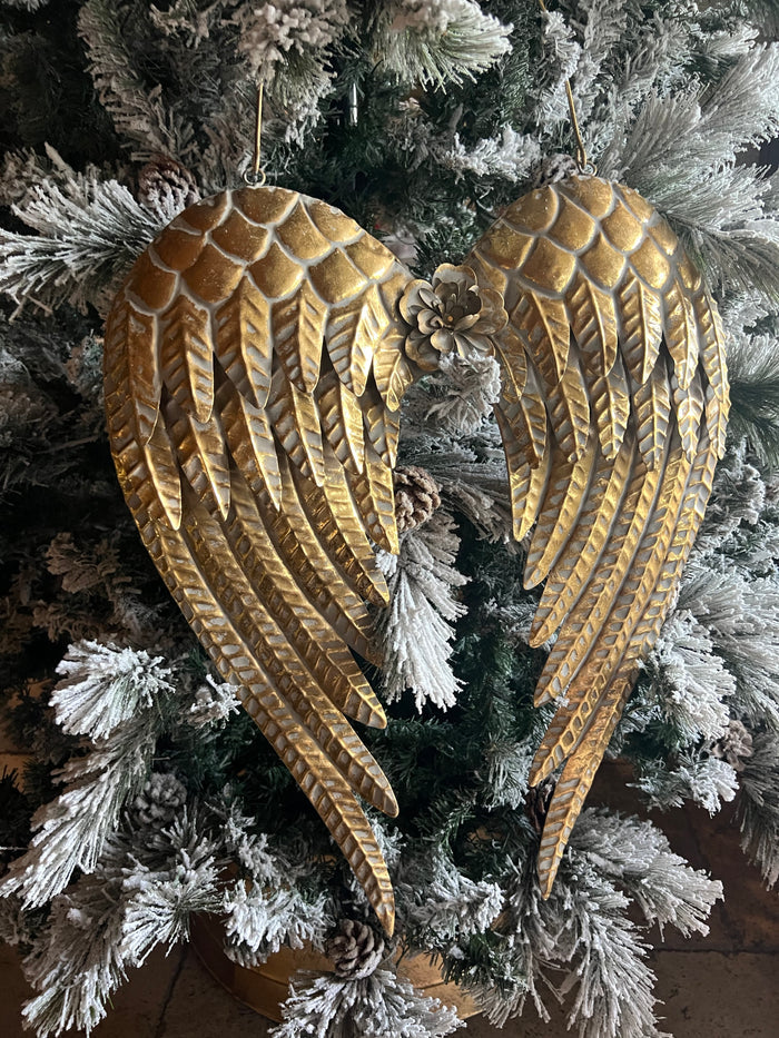 30.5” INCH GOLD ANGEL WINGS
