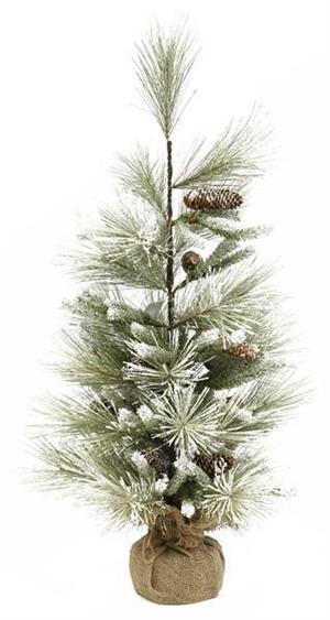 3.2 FT FROSTED MIX WHITE PINE TREE