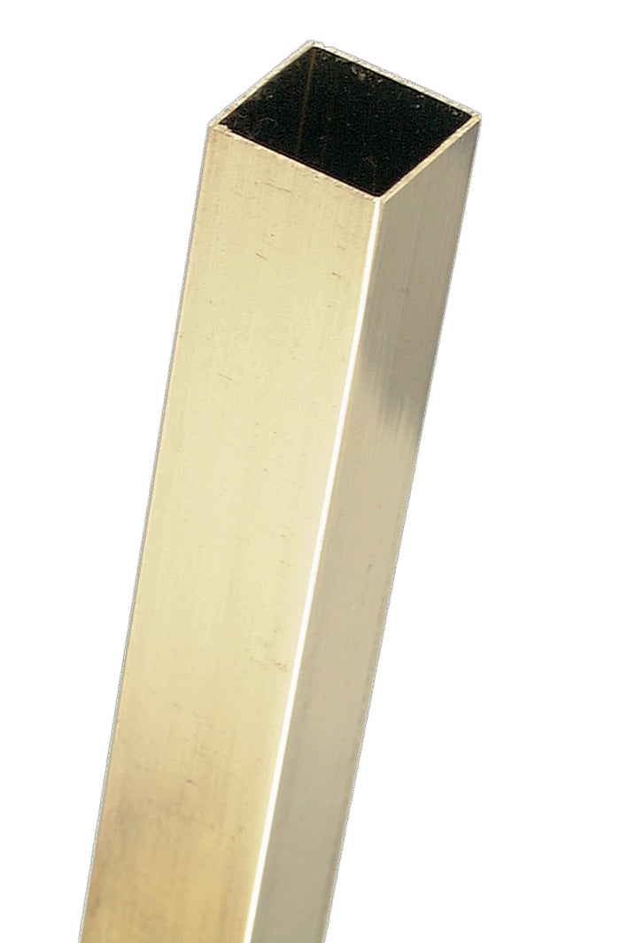 3/4" X 3/4" X 36" Long Square Brass Tubing (10320)