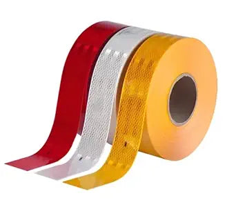 3M Reflective Tape Plain 2 Inch x 45 Meter | Red White Reflector Tape | Milan Safety