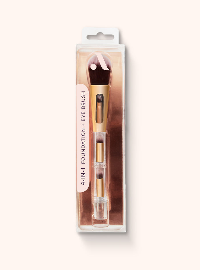 4-in-1 Foundation + Eye Brush | Multi-Purpose Makeup Brush - product view 2