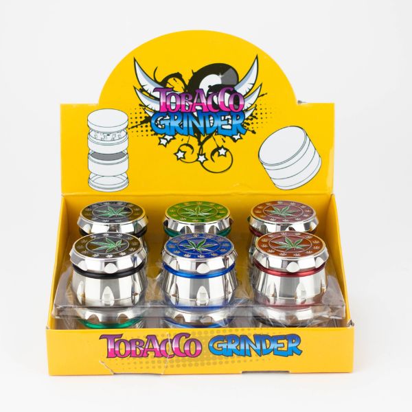 4 Parts Drum Grinder for Weed Box of 12 - INHALCO