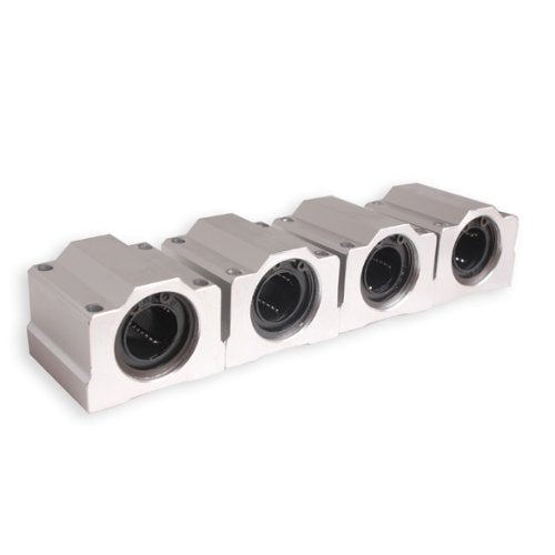 4 Pcs SC20UU 20mm Aluminum Linear Ball Bearing Slide Bushing Guide Block