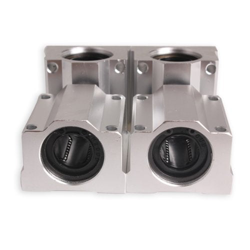 4 Pcs SC20UU 20mm Aluminum Linear Ball Bearing Slide Bushing Guide Block