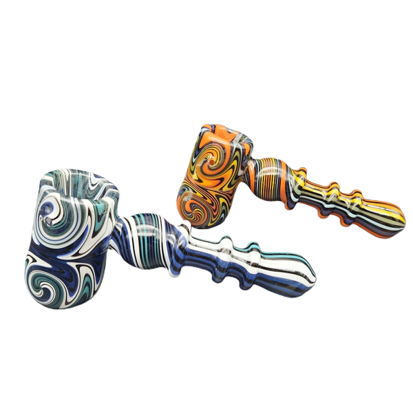 5" Full Wig Wag Hammer Bubbler - INHALCO