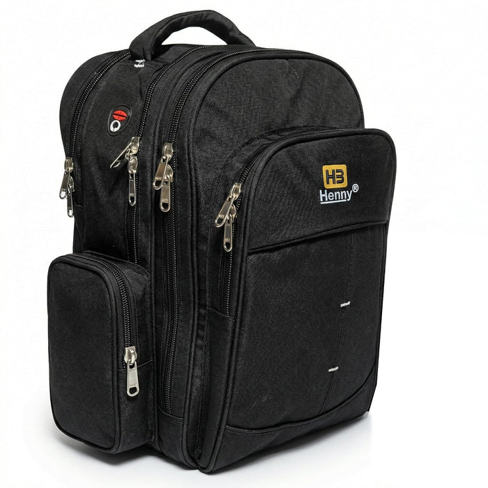50 Pocket Heavy Duty Tool Backpack – Waterproof Urban Cord Electrician & Technician Tool Bag with Rain Cover