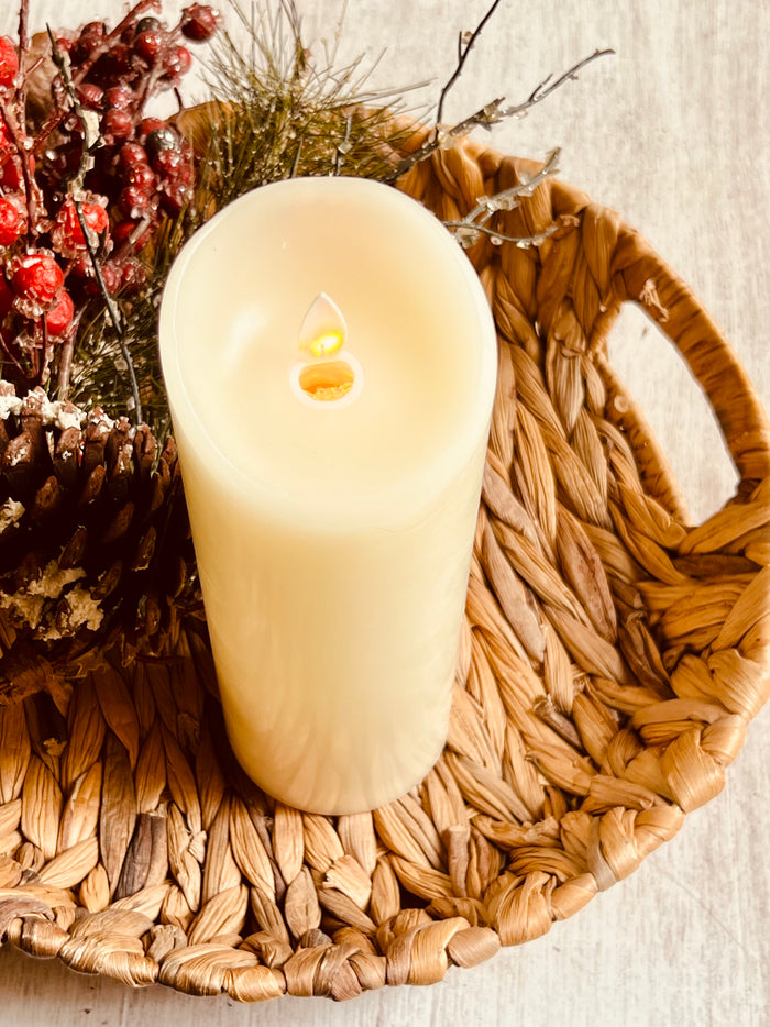 9" INCH / LED PILLAR CANDLE