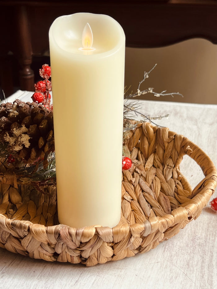 9" INCH / LED PILLAR CANDLE